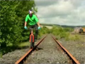 Cool Bike Tricks At Abandoned Railroad video