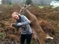 Young buck attempts to mate with blonde teen video