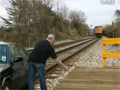 Best way to avoid getting hit by a train video