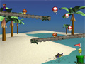 Mario Beach Resort Mini Golf Game