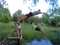 Bad Timing Rope Swing Fail video